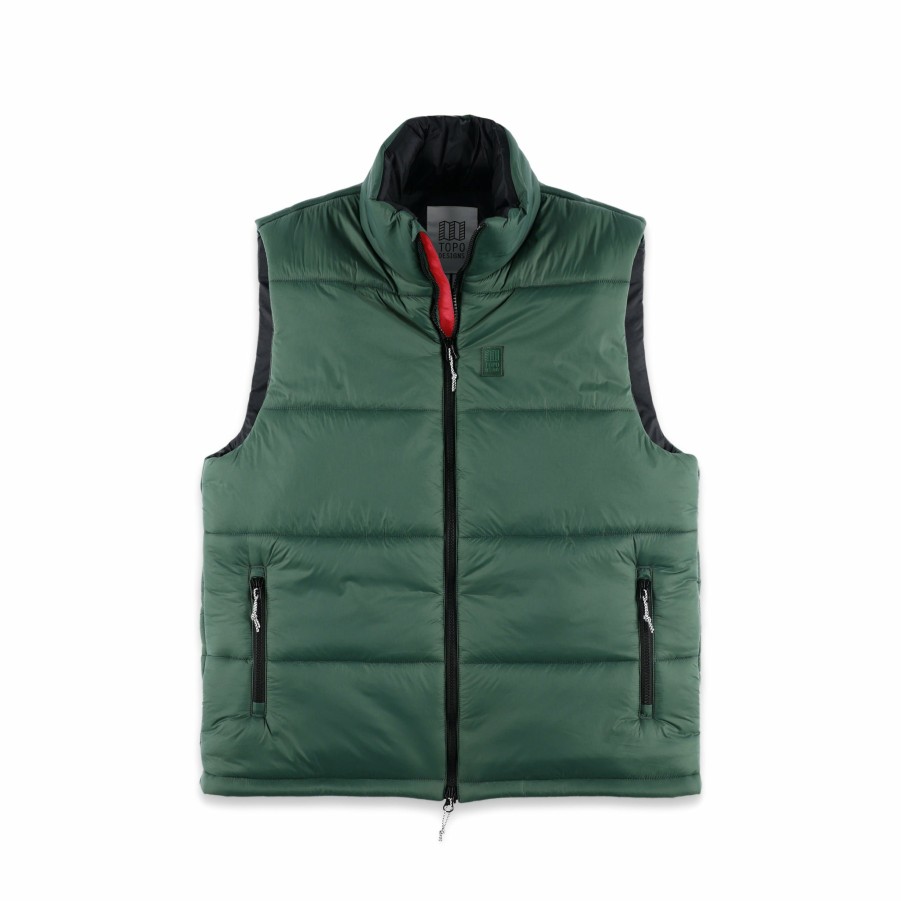 Men's Topo Designs Puffer & Insulated | Mountain Puffer Vest - Men'S