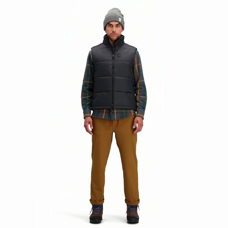 Men's Topo Designs Puffer & Insulated | Mountain Puffer Vest - Men'S