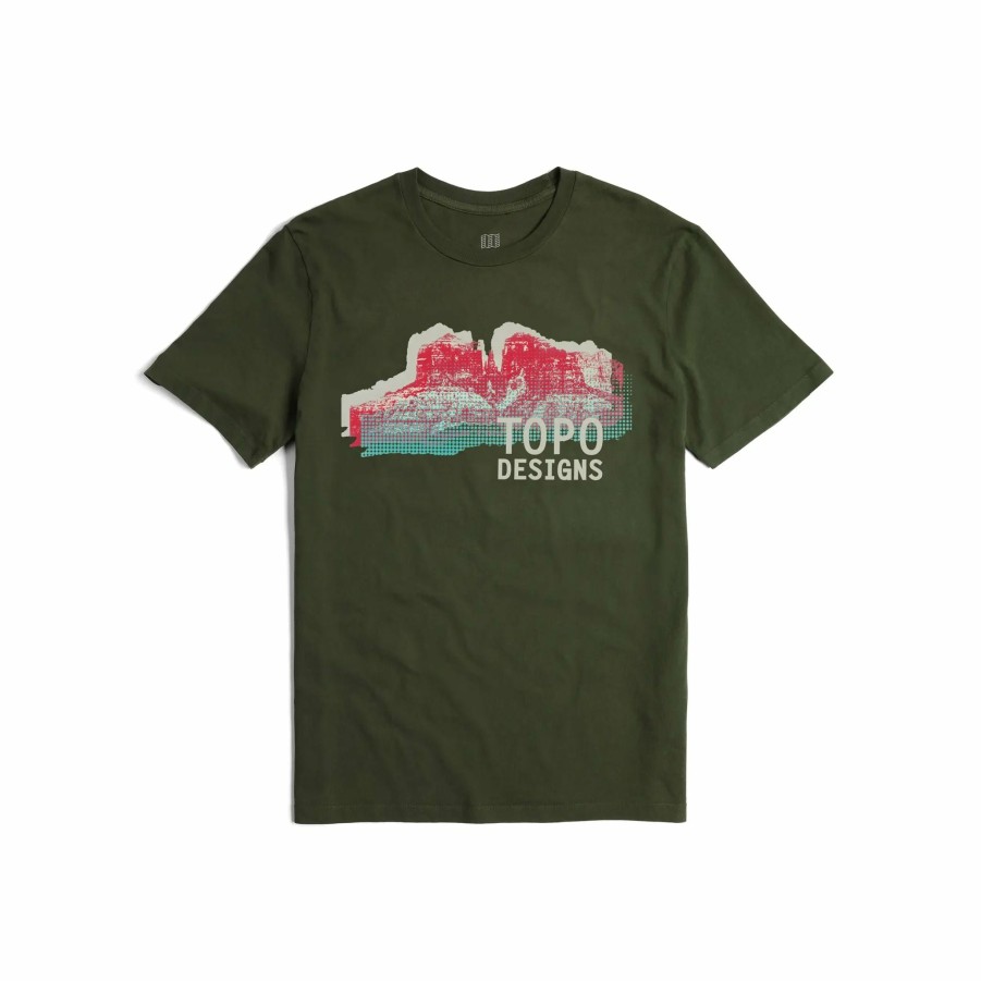 Men's Topo Designs T-shirts | Semi-Desert Tee - Men'S