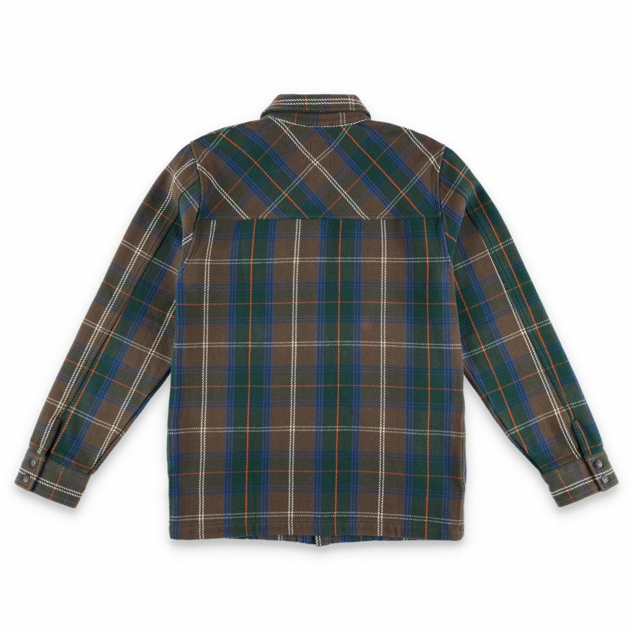 Men's Topo Designs Shirts | Mountain Shirt Jacket - Men'S Blue / Red Plaid