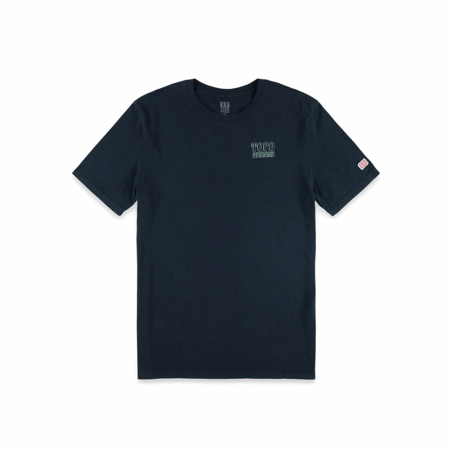 Men's Topo Designs T-shirts | Peaks & Valleys Tee - Men'S