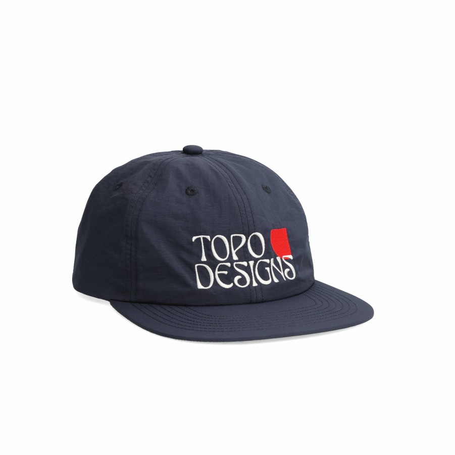 Accessories Topo Designs Hats & Beanies | Nylon Ball Cap - Canyons Navy