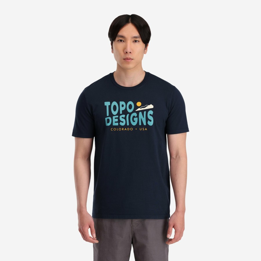 Men's Topo Designs T-shirts | Sunrise Tee - Men'S