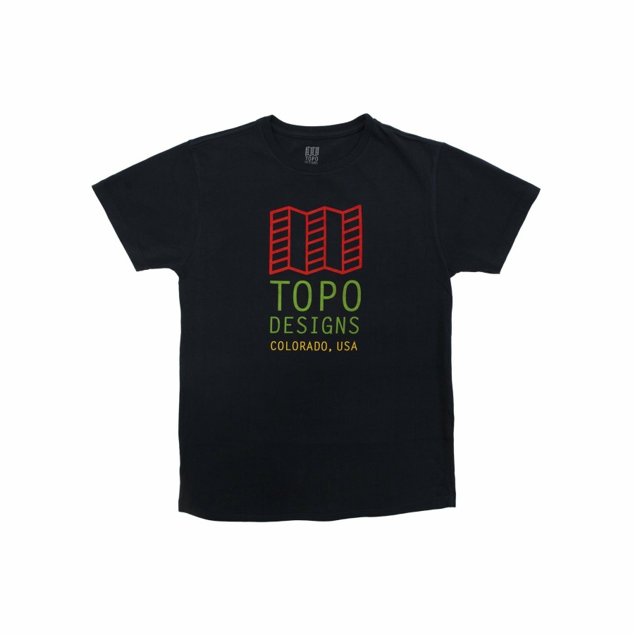 Men's Topo Designs T-shirts | Original Logo Tee - Men'S - Tee