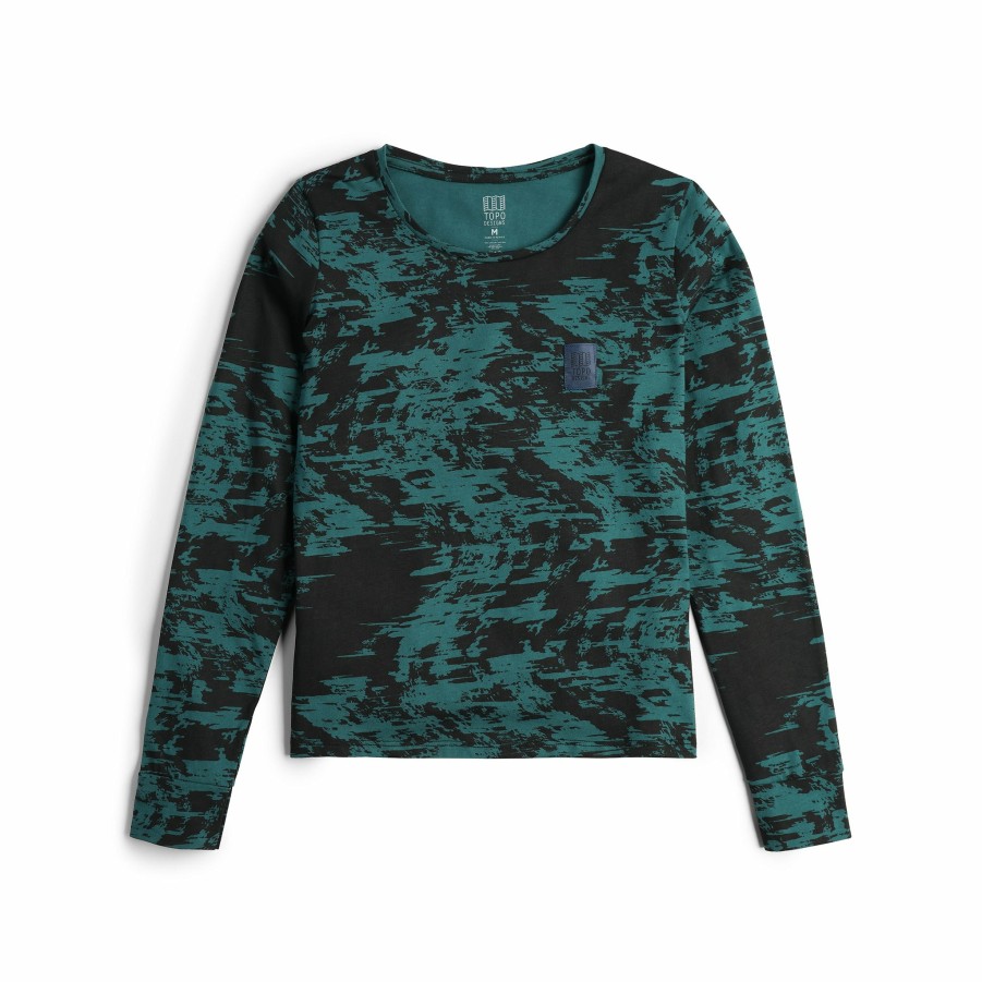 Women's Topo Designs Shirts | Splintered Tee Long Sleeve - Women'S