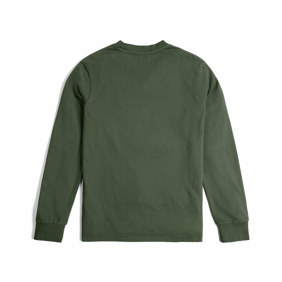 Men's Topo Designs T-shirts | Dirt Pocket Tee Long Sleeve - Men'S