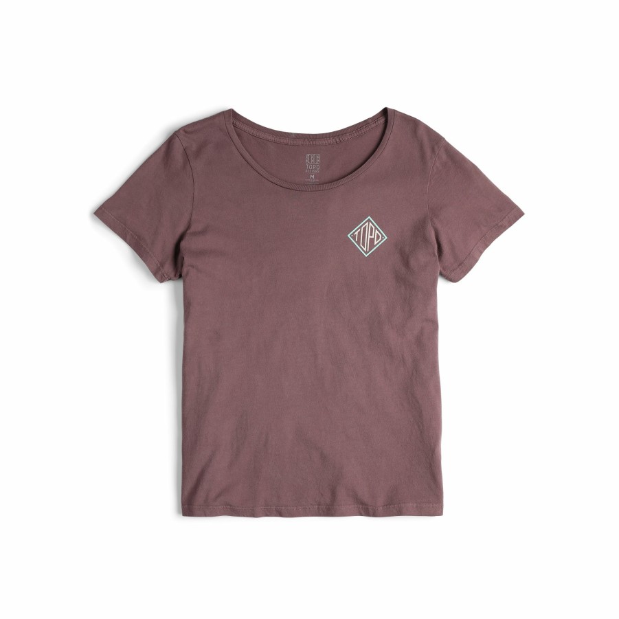 Women's Topo Designs Shirts | Small Diamond Tee - Women'S