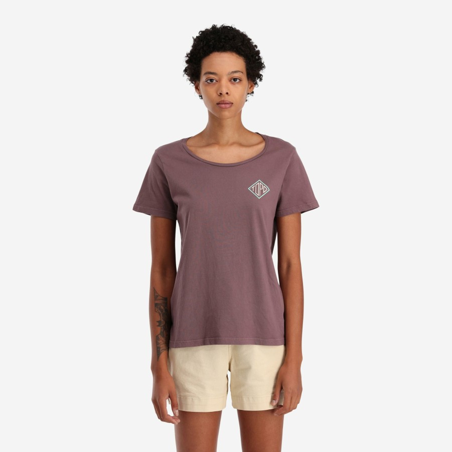 Women's Topo Designs Shirts | Small Diamond Tee - Women'S