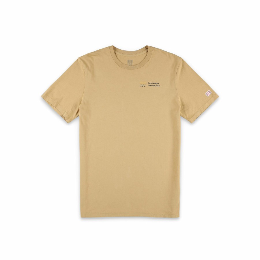 Men's Topo Designs T-shirts | Strata Map Tee - Men'S