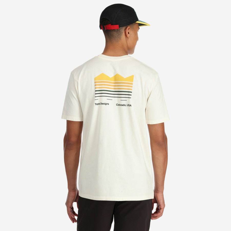 Men's Topo Designs T-shirts | Strata Map Tee - Men'S