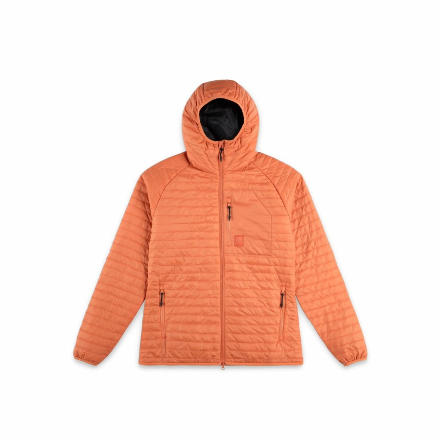 Women's Topo Designs Puffer & Insulated | Global Puffer Hoodie - Women'S Coral