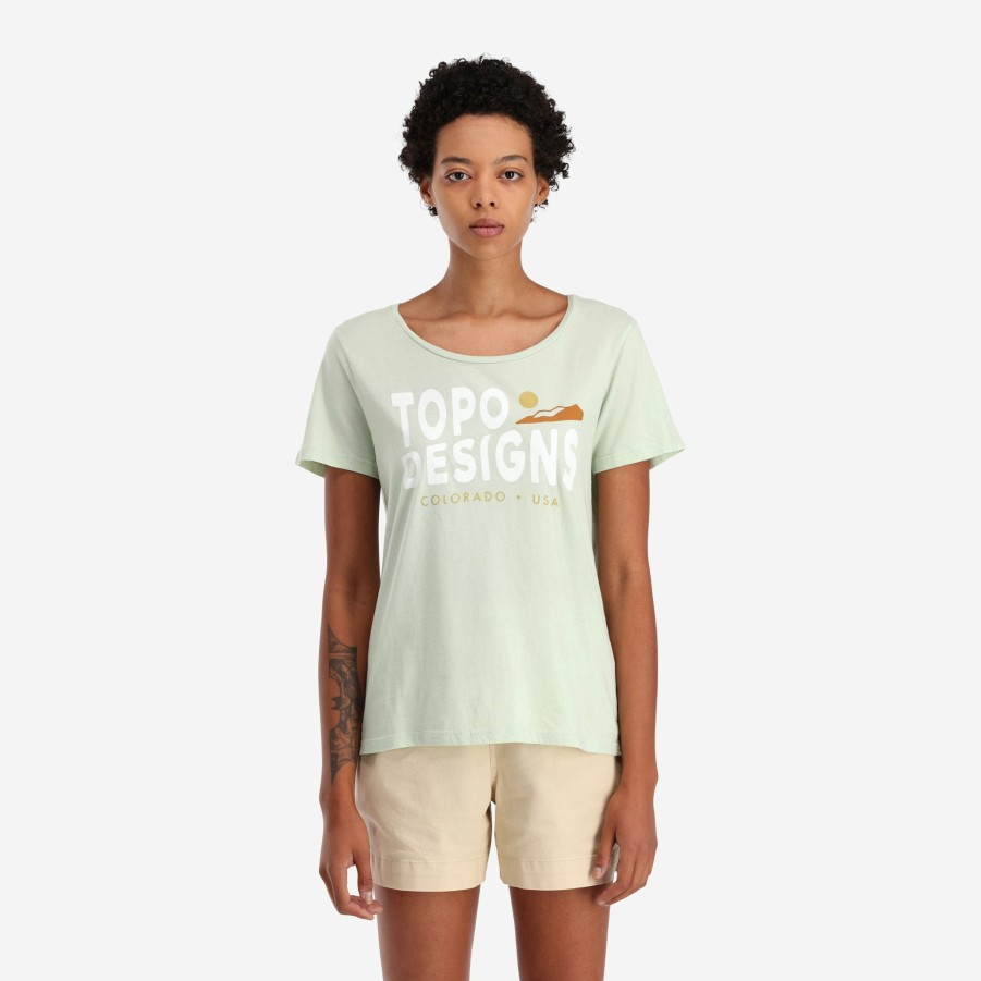 Women's Topo Designs Shirts | Sunrise Tee - Women'S