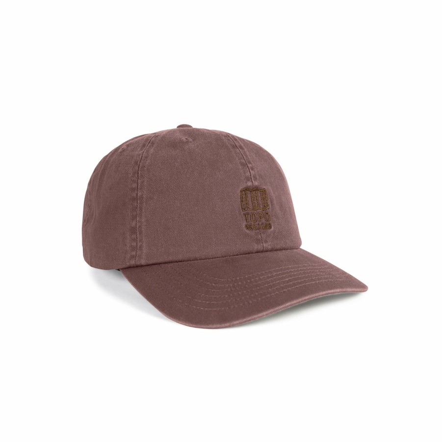 Accessories Topo Designs Hats & Beanies | Mountain Ball Cap Peppercorn