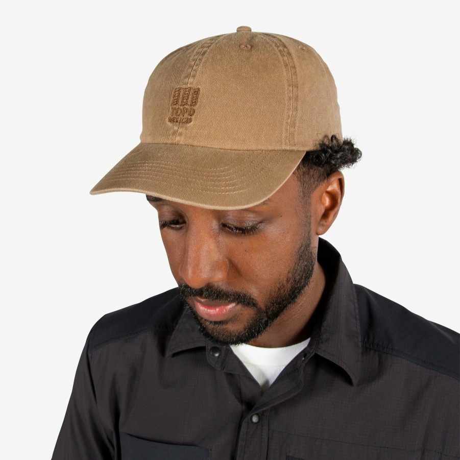 Accessories Topo Designs Hats & Beanies | Mountain Ball Cap Peppercorn