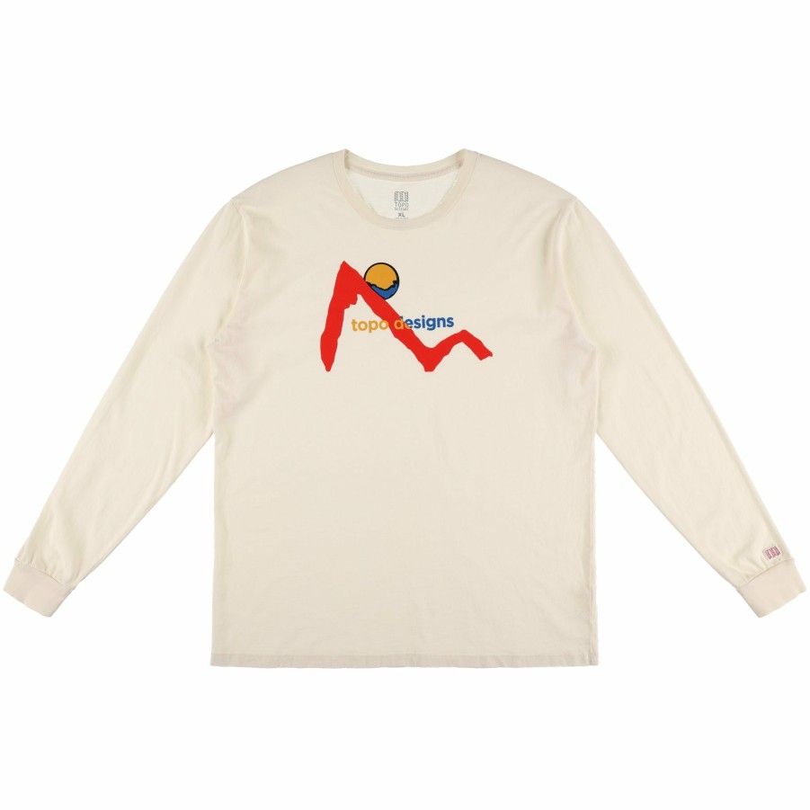 Men's Topo Designs T-shirts | Sunset Tee Long Sleeve - Men'S