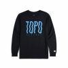 Men's Topo Designs T-shirts | Wavy Tee Long Sleeve - Men'S